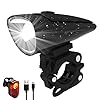Antimi Akku Fahrradlicht Led Set Fahrradbeleuchtung USB Aufladbar Zugelassen USB Fahrradlampe Fahrradlichter mit 2 Licht-Modi