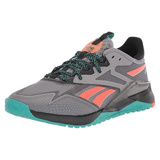 Reebok Tênis feminino Nano X2 Tr Adventure Cross Trainer, Cinza puro/preto/azul-petróleo clássico, 9