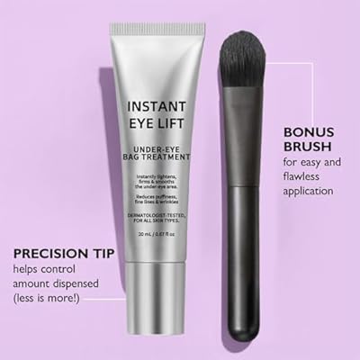 Perfection Eye Tightener, Instant & Temporary Under Eyes Tightener Cream, Easy-Wear Formula for Eye Bags & Puffiness