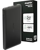 Mophie Powerstation Slim 10,000mAh Power Bank | Thin Everyday Power | 15W, Multi-Device