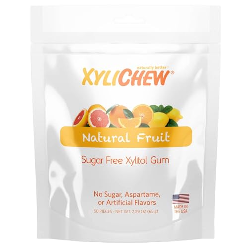 Xylichew Xylitol Gum - Chewing Gum Sugar Free, Aspartame Free,