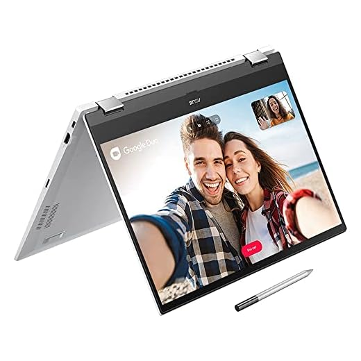 ASUS Touchscreen Full HD 15.6 inch ChromeBook CX5500FEA Laptop (Intel Core i3-1115G4, 8 GB RAM, 128 GB SSD, Chrome OS, Touchscreen, Backlit Keyboard) Includes Stylus Pen