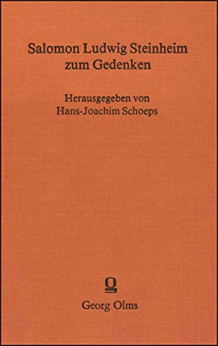 Salomon Ludwig Steinheim zum Gedenken: Ein Sammelband