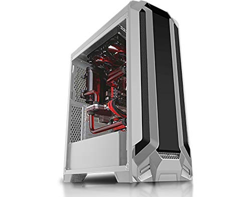 Gabinete K-MEX Gamer CG-01F5 War Robot Branco