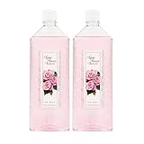 AGUA FRESCA DE RUY - Rosas Pack de 2 x 750 ml, Perfume Unisex, Colonia Hombre y Mujer, Eau de Toilette Masculina y Femenina, Aroma Cítrico y Floral, Fragancia Suave y de Larga Duración