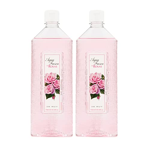 AGUA FRESCA DE RUY - Rosas Pack de 2 x 750 ml, Perfume Unisex,...