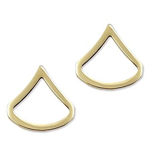 Image of US Army Brite Shiny Metal Pin-On Rank