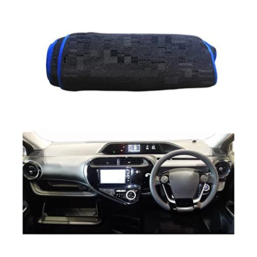 に適合する アクア 2011-2019 2020 LHD RHD 車のダッシュボードカバーカーペットケープラグシェードパッドカーペットダッシュマットサンシェードパッド JUNOOS(RHD 3)