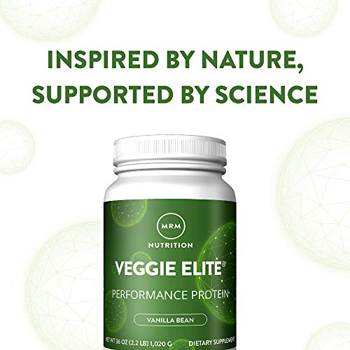 MRM Nutrition Veggie Elite Performance Protein | Chocolate Mocha Flavored| Plant-Based Protein| Easy to Digest | with BCAAs| Vegan + Gluten-Free | Clinically Tested| Digestive enzymes | 30 Servings - Image 8