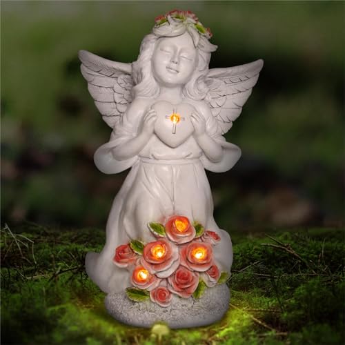 Solar Light Angel Garden Statue