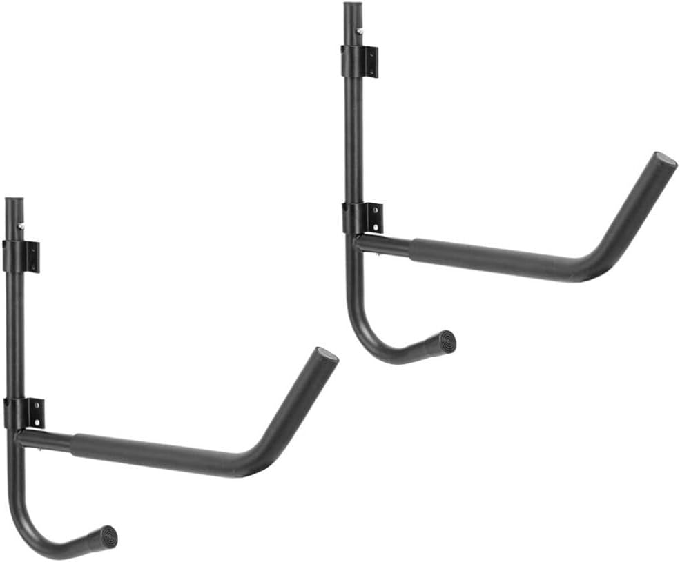 Yardwe 2sets Folding Kayak Storage -Mounted Hanger for Indoor Use and Material Space-Saving Design for Canoes and Surfboards Easy Access and Reusable