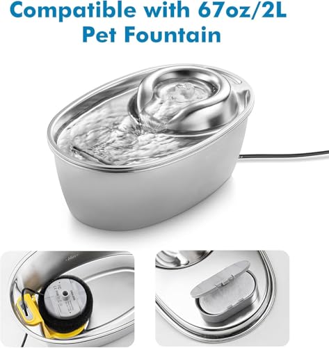 Filtro para fuentes de agua para gatos WOPET miniatura 2
