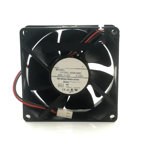 Ventilateur inverseur NMB 3110KL-05W-B80 8025 24V 80x25mm pour armoire électrique