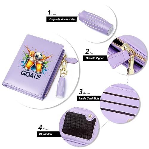 Personalized Wallets for Women,Holiday Gift, Birthday Gift for Parent and Grandparent, Graduation Gift for Her Him 0533e2