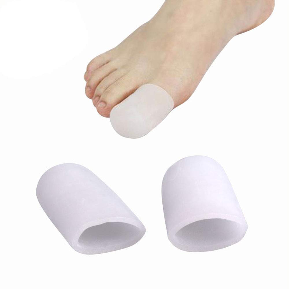 PEDIMENDTM - Tappi in gel di silicone per alluce valgo, allevia il dolore da calli, vesciche, dita a martello e alluce valgo, unisex, per la cura dei piedi (4 paia)