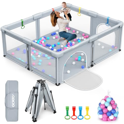 OCATO Foldable Large Playpen