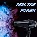 Aria Beauty Ionic Addiction Hair Dryer, Lightweight & Quiet, Mega Ion Generator, Powerful AC Motor, Shiny & Frizz-Free Results, Ultra-Long Cord