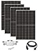 Produktbild Balkonkraftwerk Komplettset mit 4 Solarmodulen TW Solar Black Frame 415 Watt + 1500 W Wechselrichter + 5 m Anschlusskabel für die Steckdose
