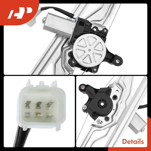 A-Premium Power Window Regulator with 6-Pin Motor Front Driver Side Compatible with Ford Transit-150/Transit-250/Transit-350 2015-2020, with One Touch Up/Down Function, Medium or High Roof by A-Premium - Used condition - Image 7