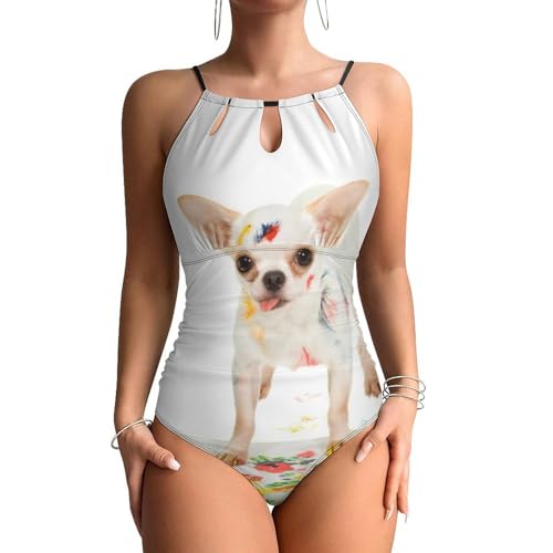 Beachwear une pièce peinture pour chien pour vos journées ensoleillées
