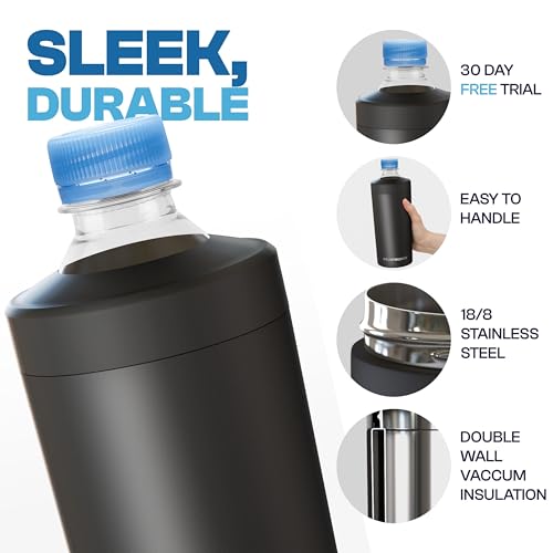 Image of Universal Buddy XL Can Cooler by Frost Buddy - Fits 12-ounce, 16-ounce, 20-ounce, and 24-ounce Cans and Bottles - Keep Your Drinks Refreshingly Chilled for over 12 hours. (Love Sparks)