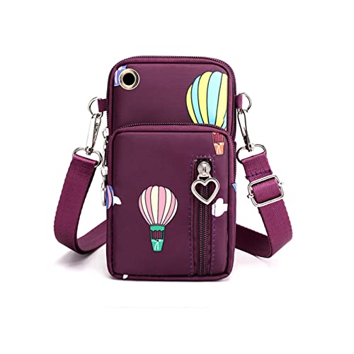 Spldsun Bolso Messenger Mujeres Casual, Bandolera de 3 capas,Tela Oxford Bolso de hombro Mujeres, Puede Acomodar Teléfonos Móviles, Llaves, Tarjetas de Crédito