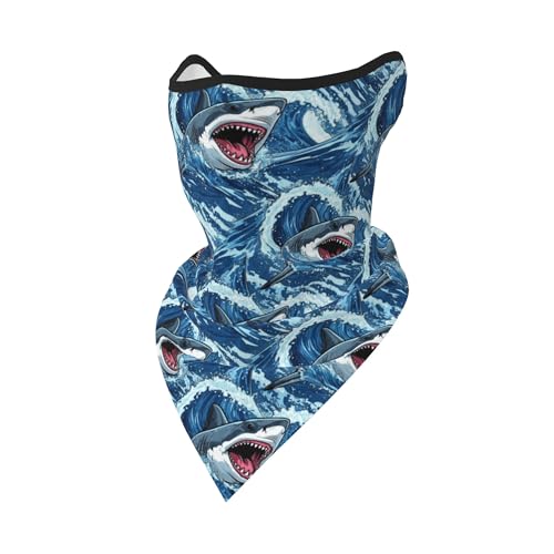 Pañuelo para el cuello cubreboca de malla transpirable para esquí, pesca, senderismo y ciclismo miniatura 1