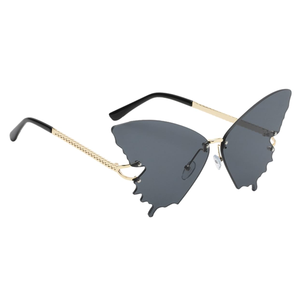 Holibanna Butterfly Glasses Stylish Oversized Sunglasses Women's Unique Vintage Eyewear