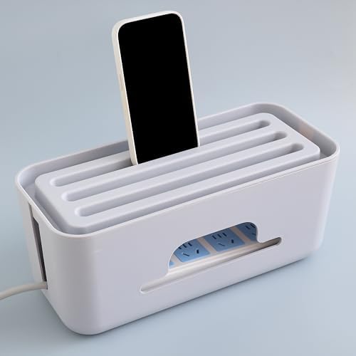 Kuber Industries Cable Management Box Wire Organizer Box for Home