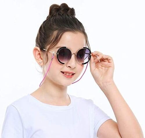 BARBUDDY Unisex Multicolor Kids Glasses Strap Boys Girls Sunglasses Lanyard Eyeglasses Holder Chain Elastic Neck Strap 1