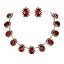 Ruby Color Antique-Gold-Plated-Base
