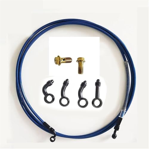 �u���[�L�I�C���z�[�X 0° 28°45° 90° 30 Cm- 500 Cm �I�[�g�o�C�A�N�Z�T���[�ґg�X�e�����X�X�`�[���u���[�L���C���z�[�X���̖����z�[�X�X���b�hM10x1.25 Mm(480cm)