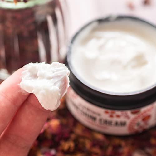 Magnesium Good Night Cream | Relieves Muscle Tension And Leg Cramps | Night Lotion Safe For Pregnancy, Kids And Babies | Organic And Natural Ingredients| Vegan, Us Made | (Vanilla Rose) #TOP2