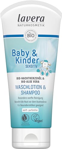 Lavera Lavado y champú neutros para bebés y niños