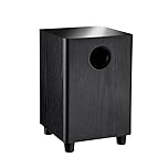 PUSOKEI 6.5 Inch Powered Subwoofer, 100W Powered Passive Home Theater Subwoofer Speaker, Plug and Play for Home Theater Systems and Amplifiers