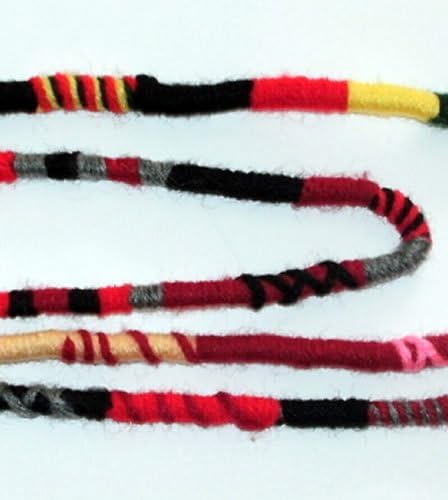 Red Color Scheme Hippie Hair Extension, Qty: 1 Dreadlocks Accessory, Dread Wrap, Hair Fall, Hair Wrap, Colorful Accessories for Dreads, Braids, Curls
