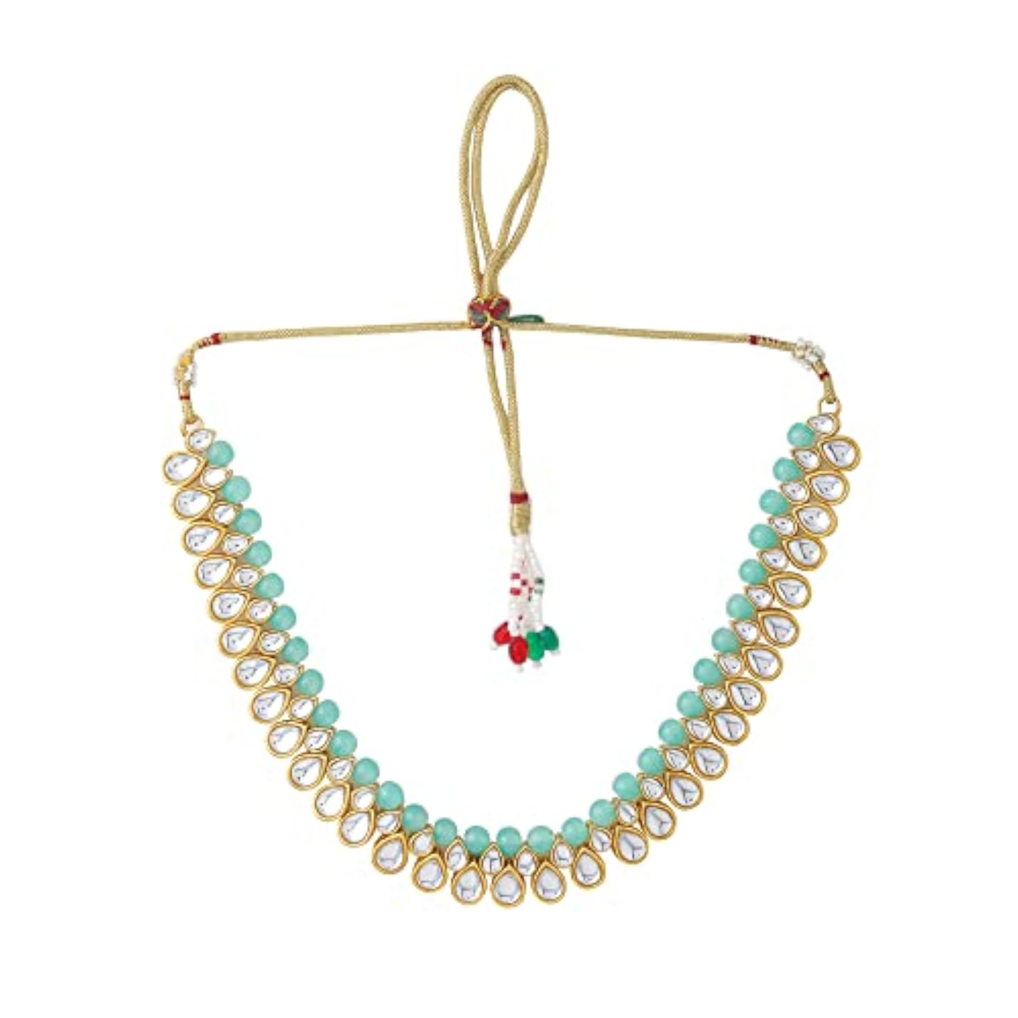 Women's Traditional Beads Choker Necklace Set, Birthday Gift