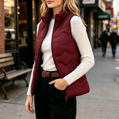 Sblioda Puffer Vest Women Womens Puffer Vest - image 3