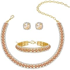 Gold Plated Champagne Crystal(2)