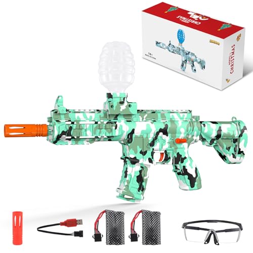 Awsoo Gel Gun Blaster Toy with 2 Batteries，40,000, Goggles, Outdoor Summer Activity Shooting Game Suitable for Kids and Adult, Age 14+