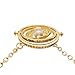 KalematStore Necklace for Time Turner Fans, Gold Hour Sand in a Red Velvet Pouch and Gift Box 