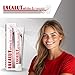 LACALUT WHITE & REPAIR ZAHNCREME, 75ml Zahnpasta zum Aufhellen der Zähne, Straffung und Festigung des Zahnfleischs, Zahncreme für weiße Zähne, 1 x 75ml