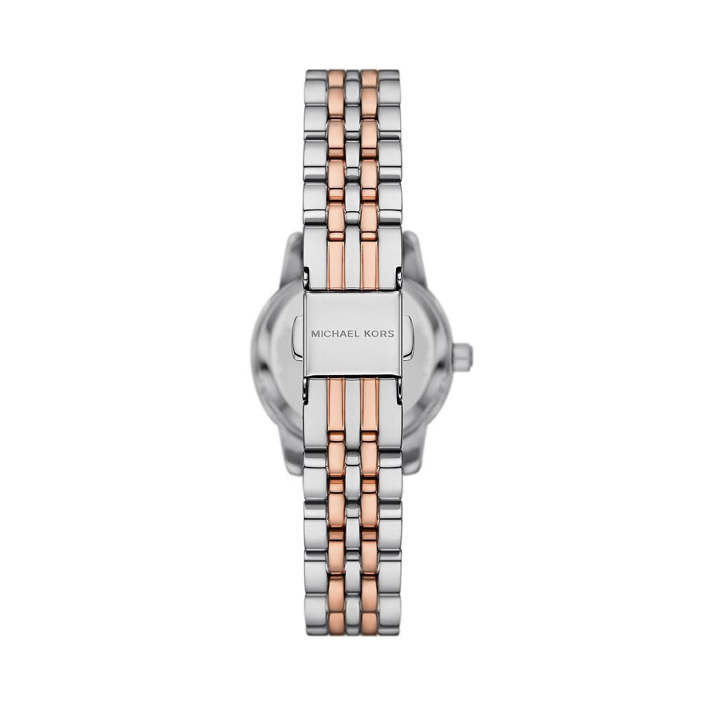 Michael Kors Lexington Watch für Damen, 26mm Quarz-Dreizeigerwerk mit Edelstahlarmband