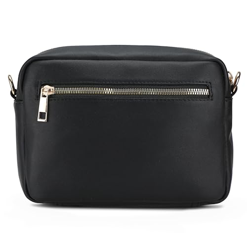Image of K London Women's Cross Body Sling Bag with Pouch faux Leather Sling Bag for Women - Girls Travel Crossbody Bags with Adjustable Strap - Ladies Shoulder Purse Stylish Handbag