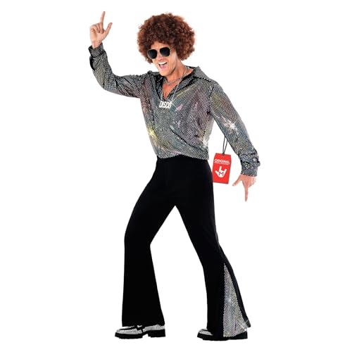 Moprh Deguisement Disco Homme, Tenue Disco Homme, Tenue Annee 70, Déguisement Année 70,...