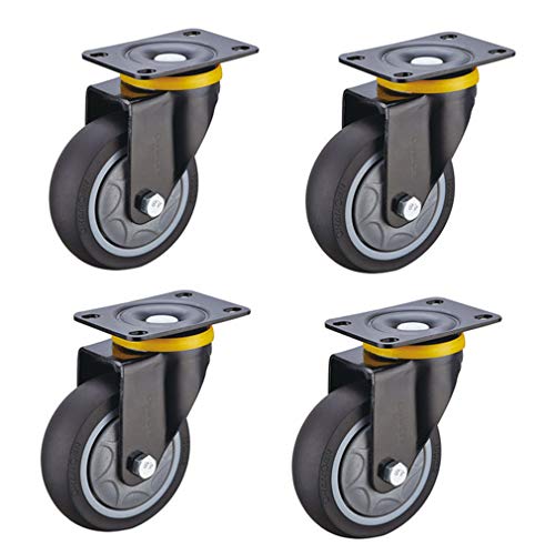 Roulettes robustes pivotantes de meuble 3/4/5 pouces pour transport lourd 400 kg