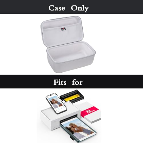 Image of Mchoi Hard Storage Case Fits for Liene M100 M200 Liene 4x6'' Photo Printer, Wi-Fi Picture Printer, Case Only, Grey