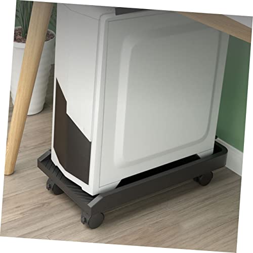 Soporte móvil para CPU KICHOUSE con ruedas bloqueables, ajustable para torre de computadora universal, diseño para ahorro de espacio en oficina o casa miniatura 6