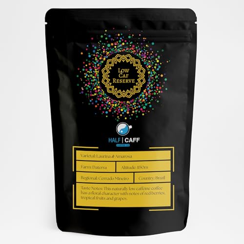 Brazil Laurina & Amarosa Arabica Coffee Beans 200g - Naturally Low Caffeine Arabica Varietals - Half Caff Coffee Low Caf Reserve - Brazil Daterra Microlot - Shipped by roaster