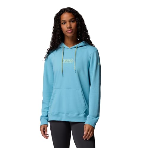 Columbia Womens Sunrise Basin Fleece Pullover Hoodie Vintage Blue Medium